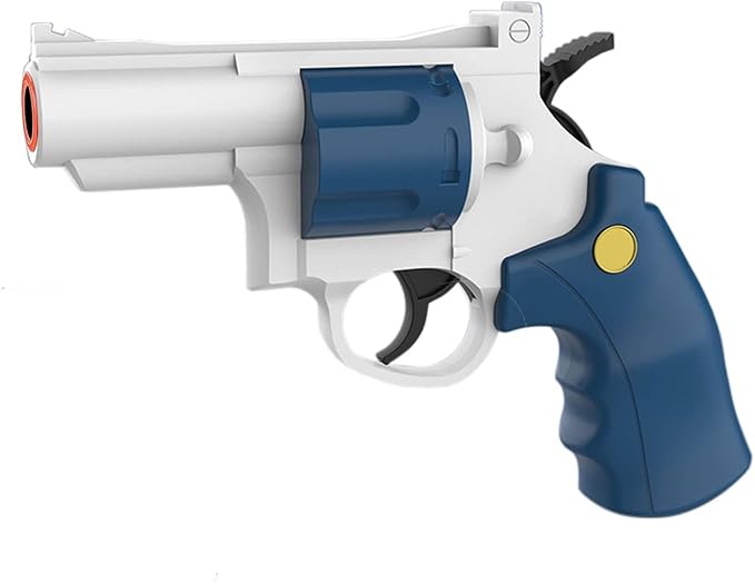 软弹玩具左轮手枪,软泡沫子弹玩具,儿童射击游戏玩具,礼品教育玩具